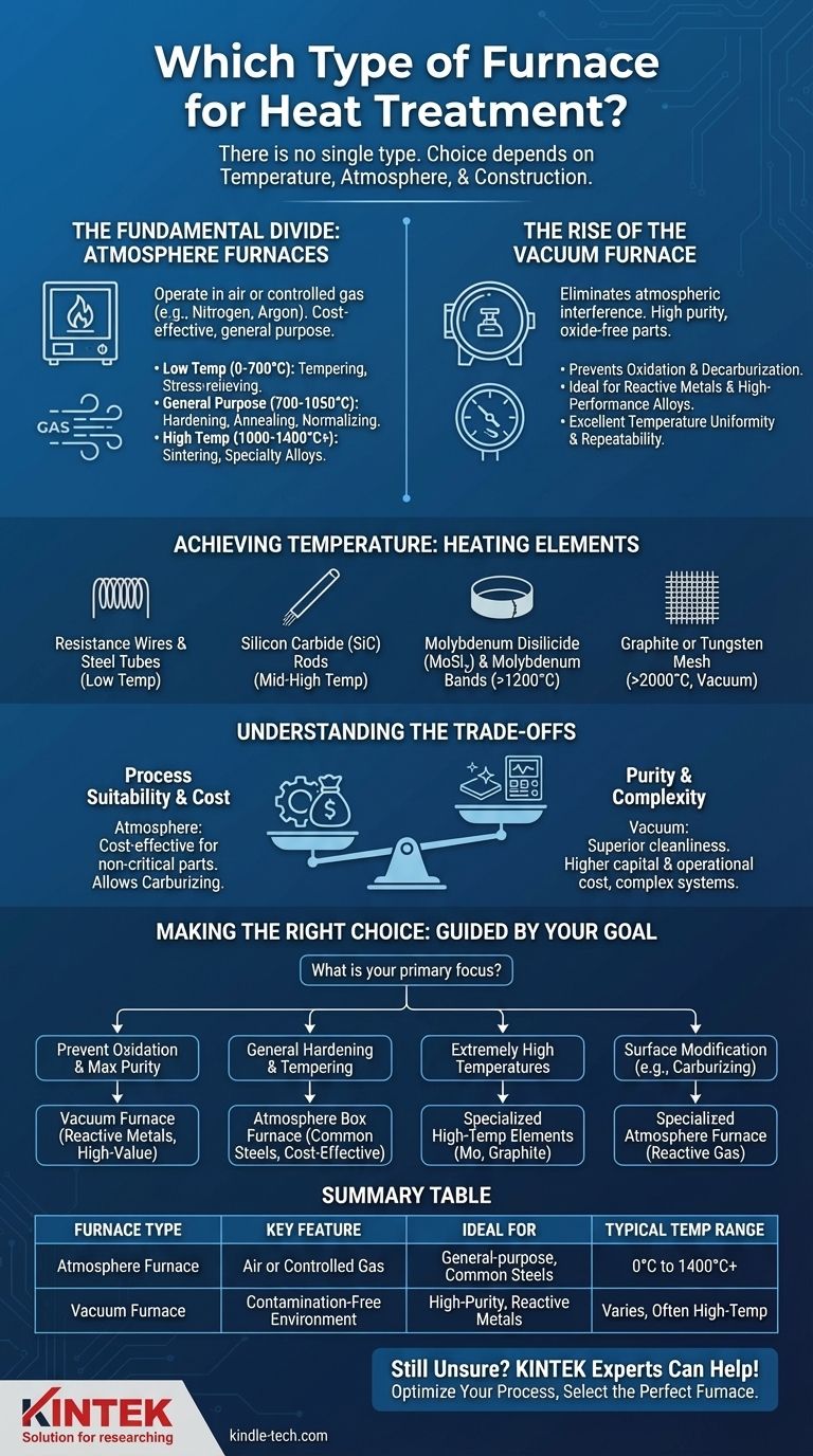ما هو نوع الفرن المستخدم للمعالجة الحرارية؟ طابق عمليتك مع حل المعالجة الحرارية المثالي دليل مرئي