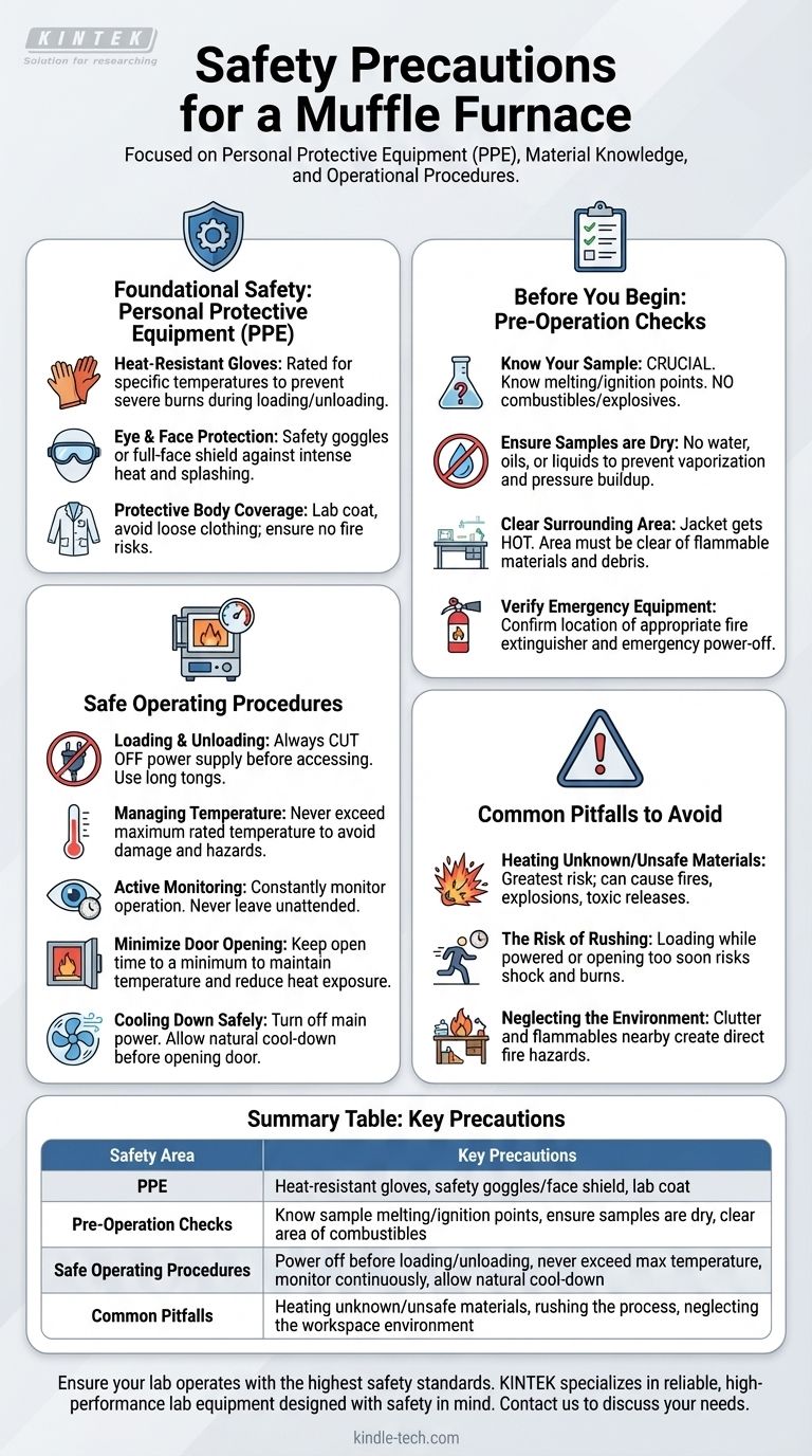 ما هي احتياطات السلامة الخاصة بفرن الكتم؟ دليل للوقاية من الحروق والحرائق والمخاطر الكهربائية دليل مرئي