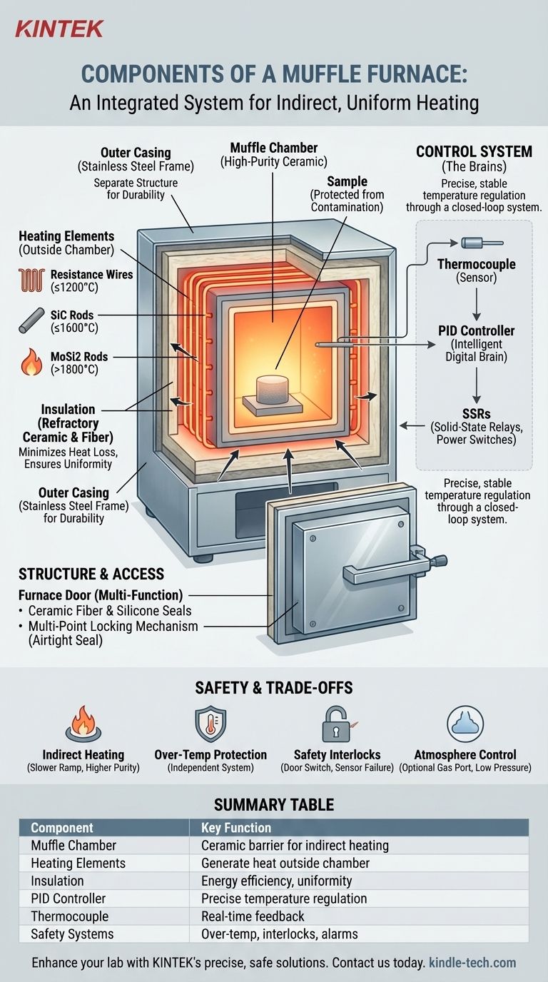 马弗炉由哪些部件组成？解锁核心系统，实现精确、安全的加热 图解指南