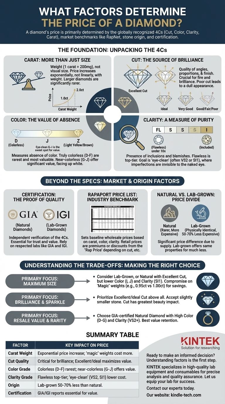 ¿Qué factores determinan el precio de un diamante? Una guía de las 4C y la compra inteligente Guía Visual