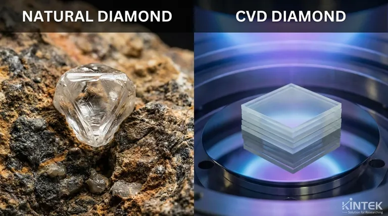 What is the main difference between CVD and natural diamond? Origin, Purity, and Value Explained