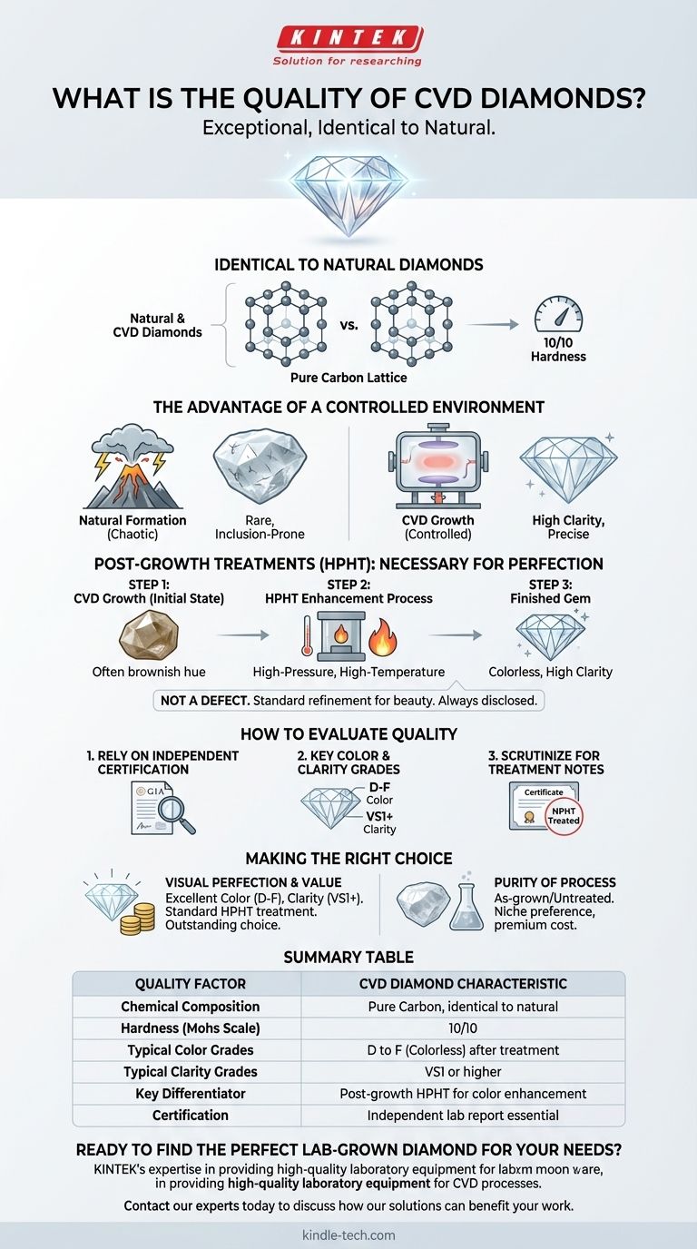 CVD钻石的品质如何？受控实验室工艺造就的卓越光彩 图解指南