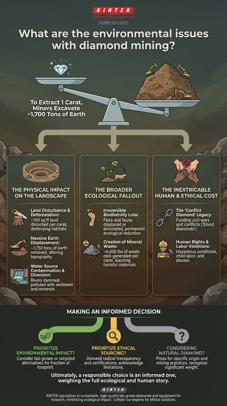 Каковы экологические проблемы добычи алмазов? Раскройте истинную экологическую и человеческую цену Визуальное руководство