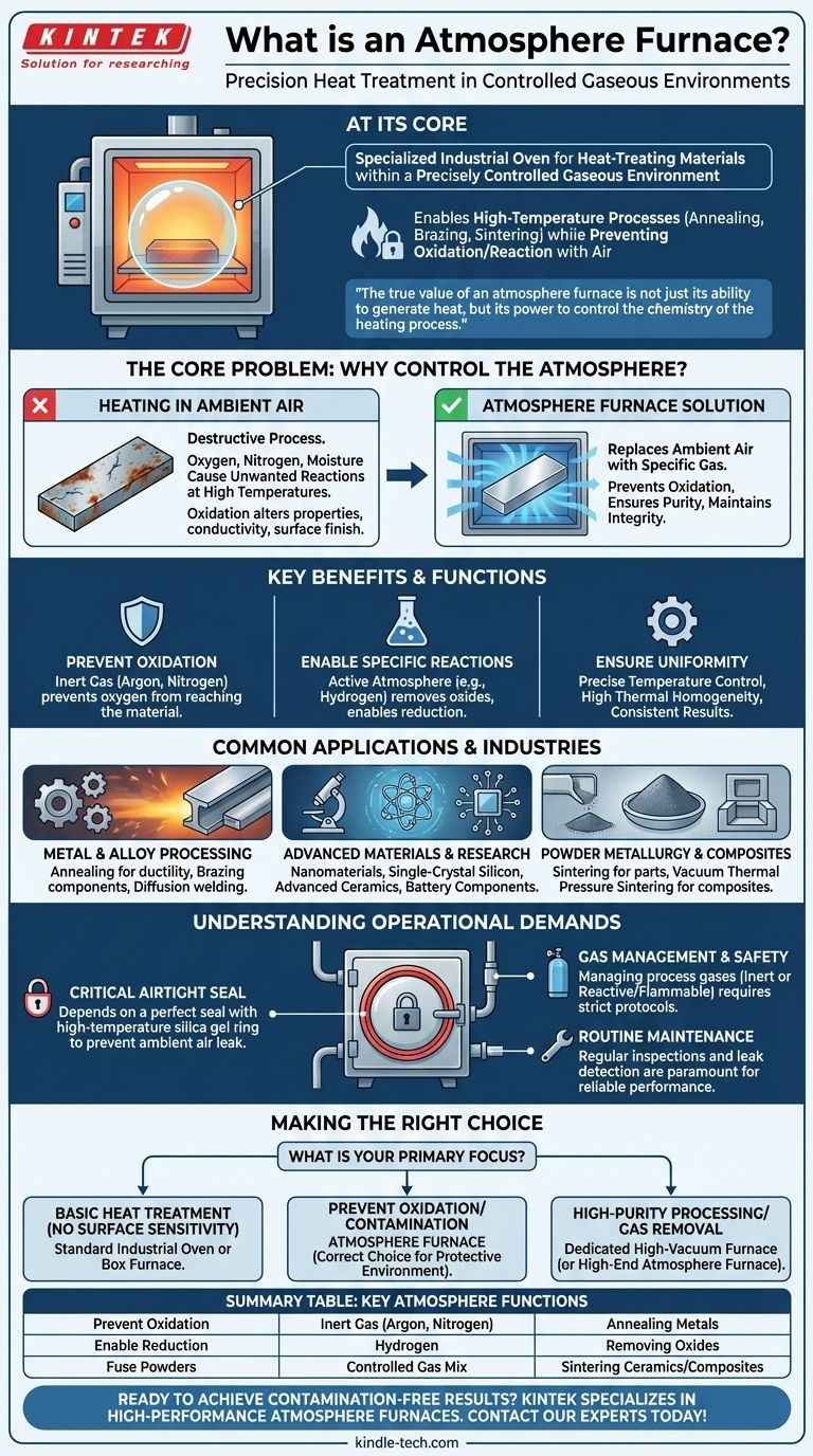 A cosa serve un forno ad atmosfera? Ottenere un trattamento termico preciso e privo di contaminazioni Guida Visiva
