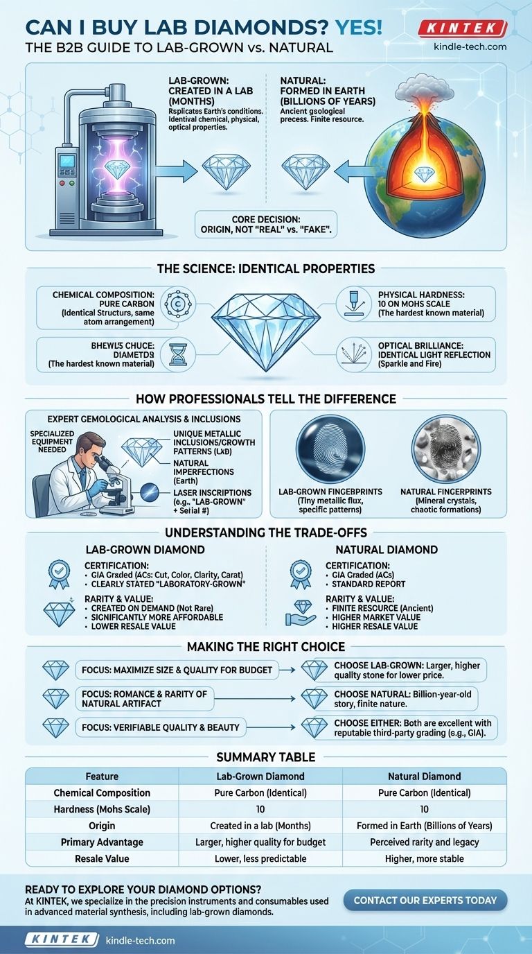 我可以购买实验室培育钻石吗？您的现代、道德和实惠钻石指南 图解指南