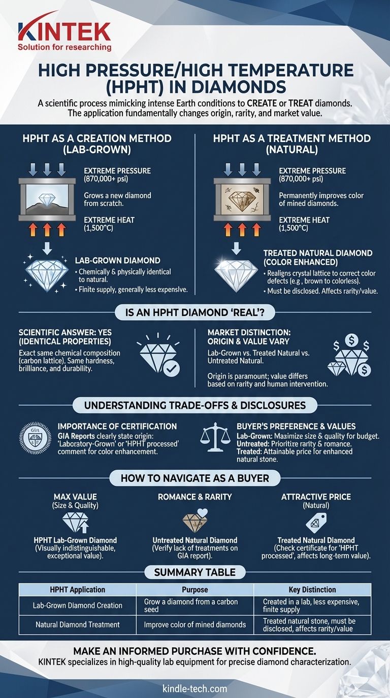 Что означает HPHT в алмазах? Откройте для себя науку, стоящую за выращенными в лаборатории и обработанными драгоценными камнями Визуальное руководство