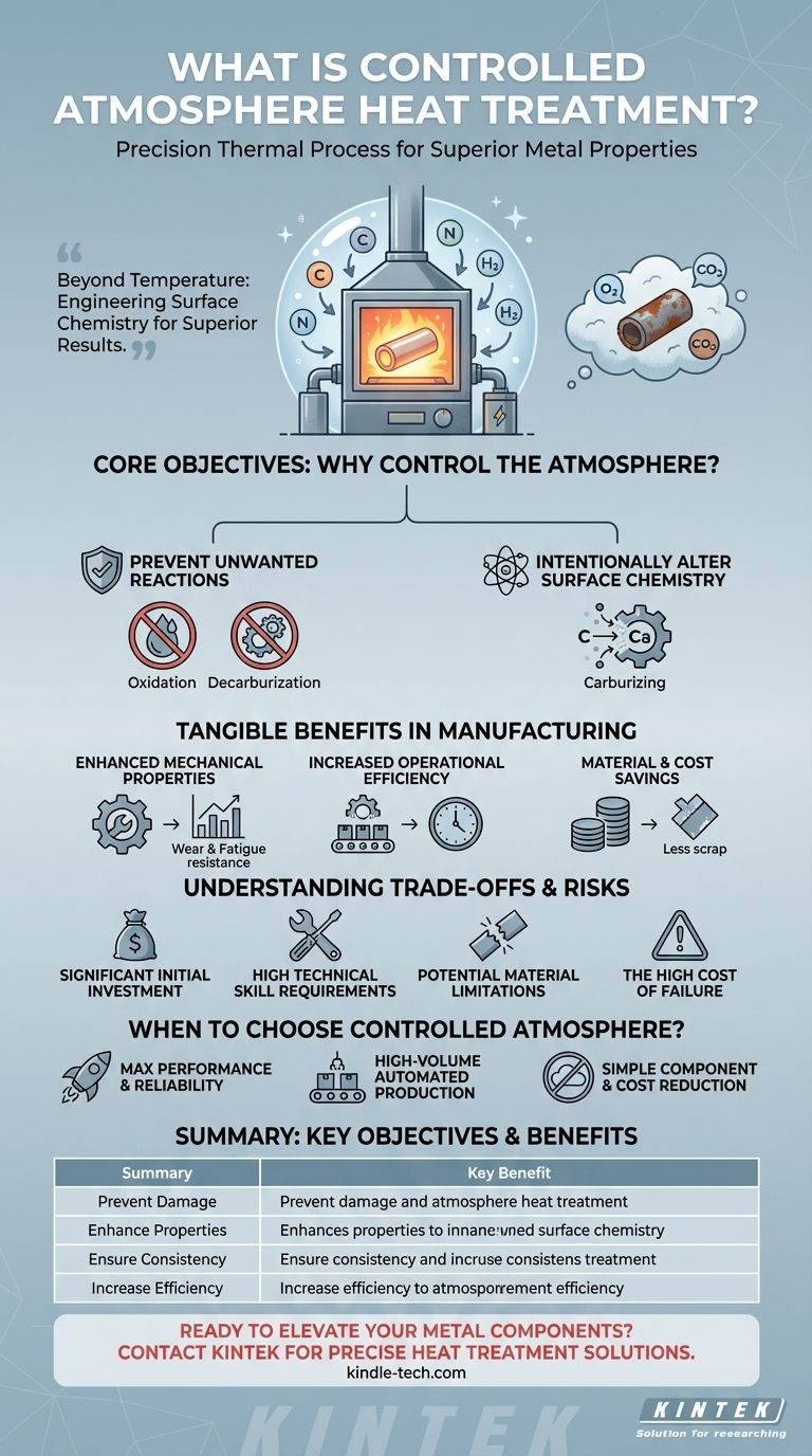 제어 분위기 열처리란 무엇인가요? 탁월한 금속 성능과 일관성 달성 시각적 가이드