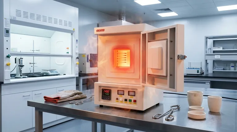 What is the temperature range of a box furnace? From 1000°C to 1800°C Based on Heating Type