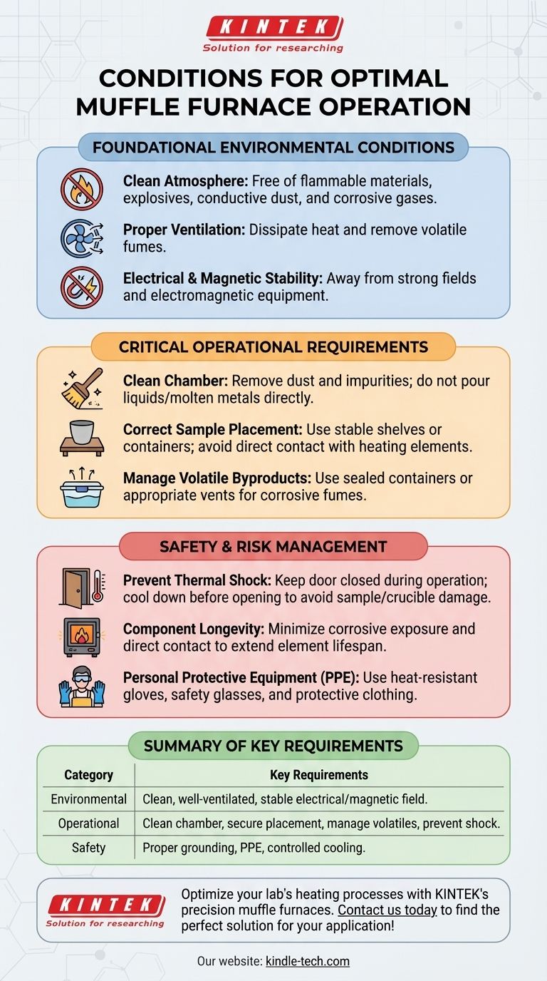 Quali sono le condizioni per un forno a muffola? Garantire sicurezza, prestazioni e longevità Guida Visiva
