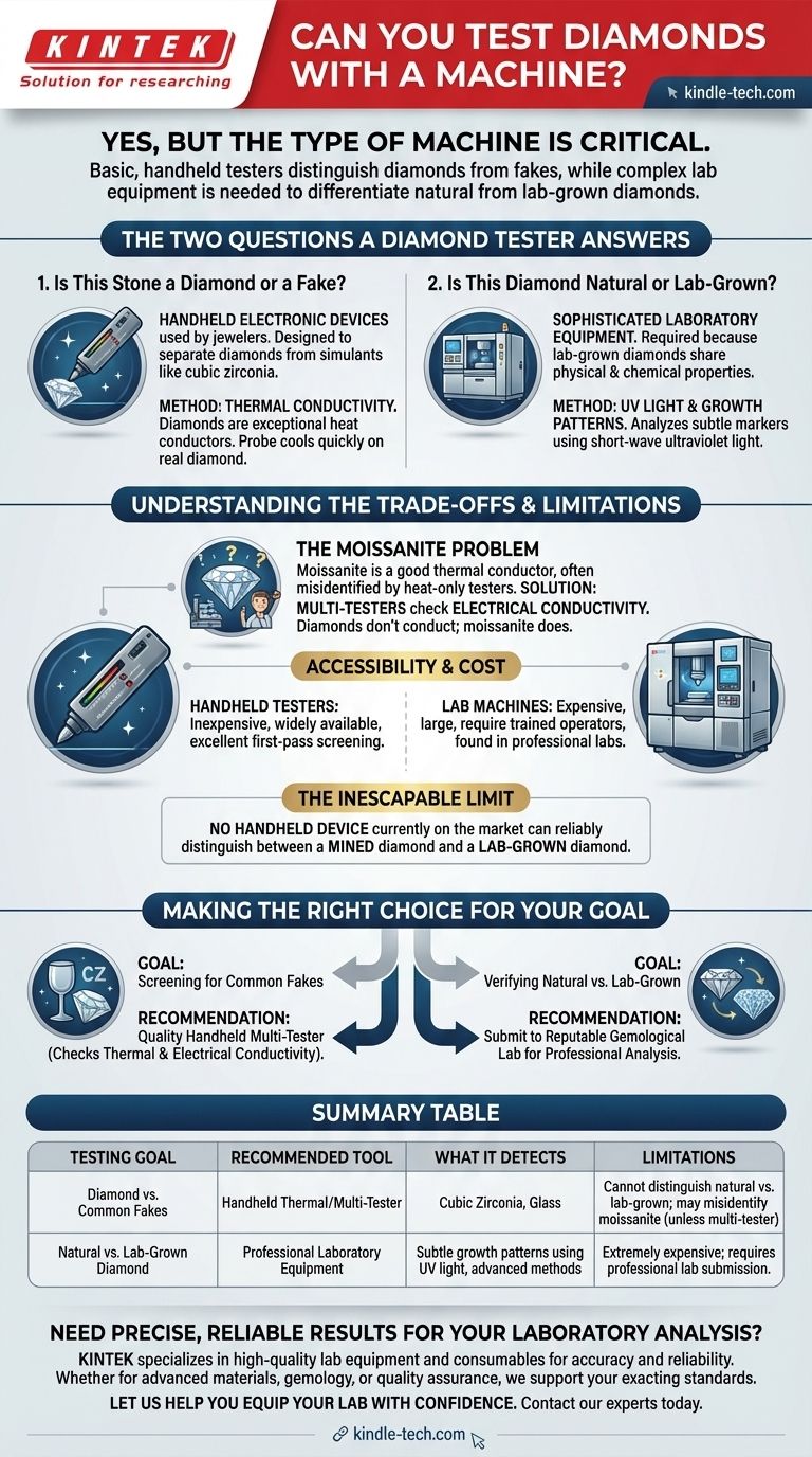 기계로 다이아몬드를 테스트할 수 있나요? 올바른 도구를 선택하는 가이드 시각적 가이드
