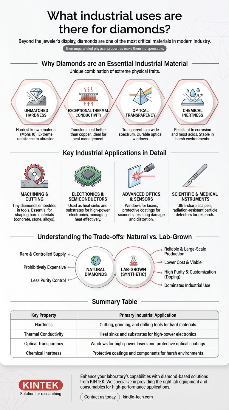 다이아몬드의 산업적 용도는 무엇인가요? 고성능 애플리케이션 잠금 해제 시각적 가이드
