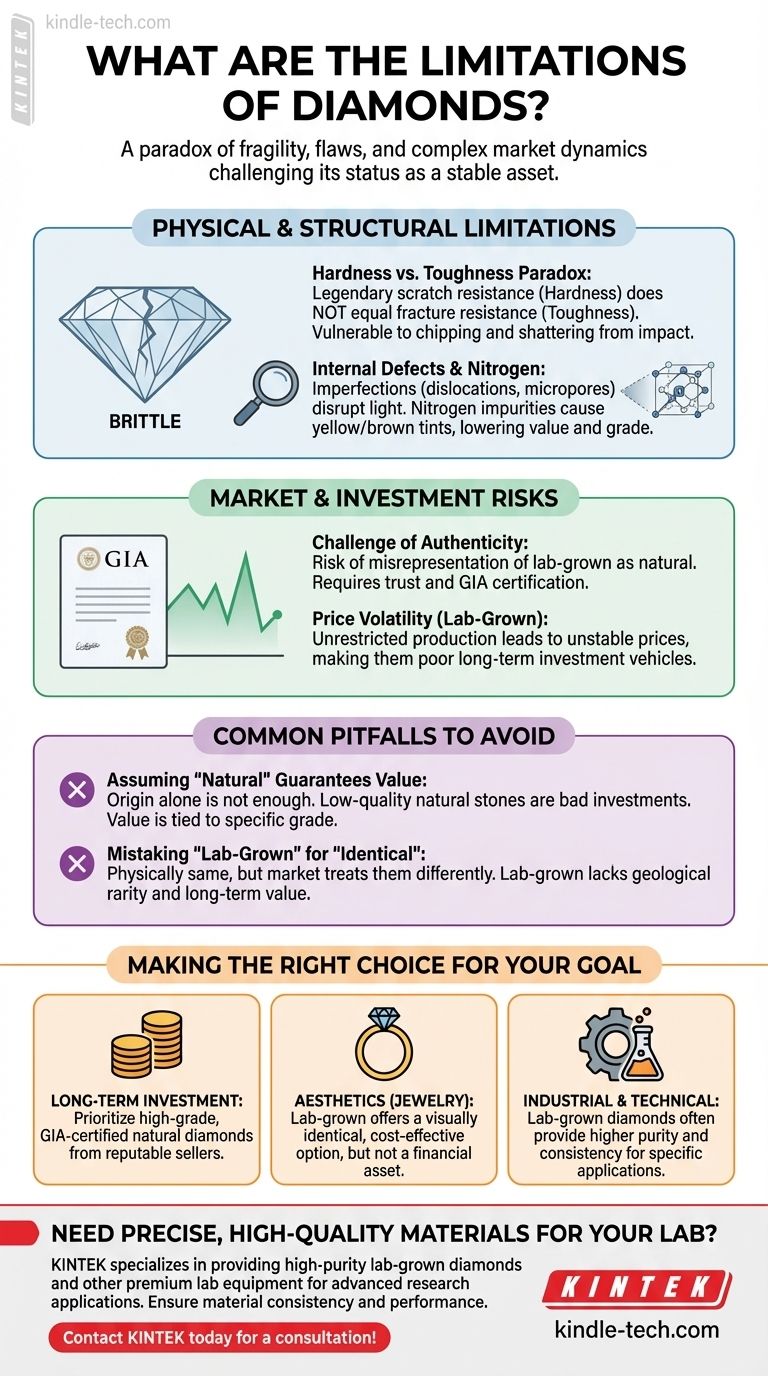 ما هي قيود الماس؟ ما وراء أسطورة الكمال دليل مرئي