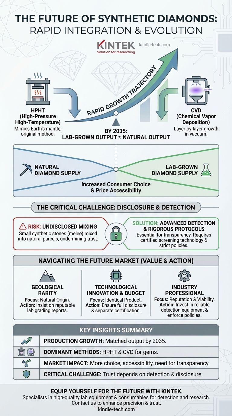 What is the future of synthetic diamonds? Reshaping the Market with Lab-Grown Technology Visual Guide
