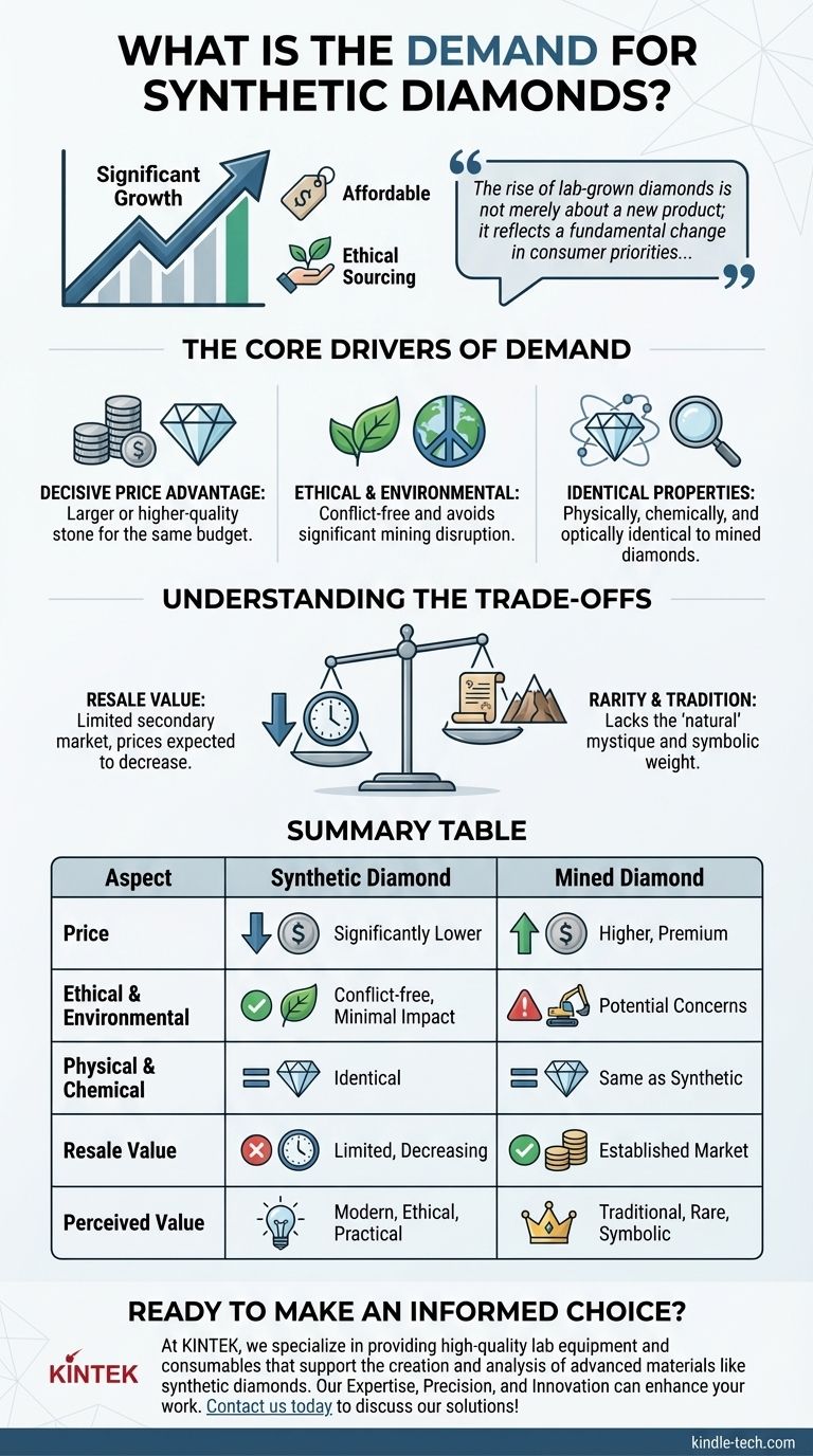 합성 다이아몬드에 대한 수요는 어떻습니까? 윤리적이고 저렴한 보석에 대한 인기 상승 시각적 가이드