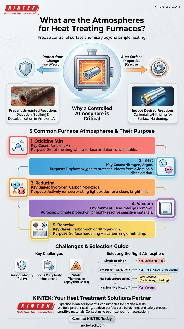 Quali sono le atmosfere per i forni di trattamento termico? Una guida al controllo preciso della superficie Guida Visiva