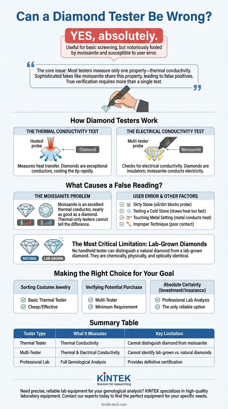 다이아몬드 감정기가 틀릴 수 있나요? 네, 그리고 한 가지 이상의 테스트가 필요한 이유가 여기에 있습니다. 시각적 가이드