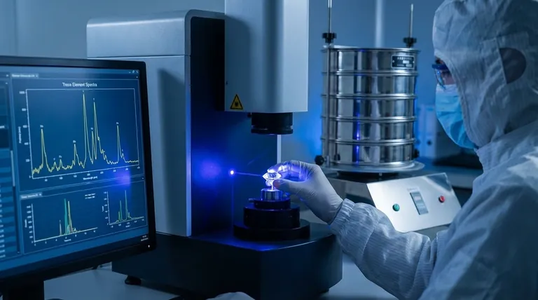 Por que é tão difícil medir elementos traço em um diamante? Superando os Desafios de Pureza e Matriz