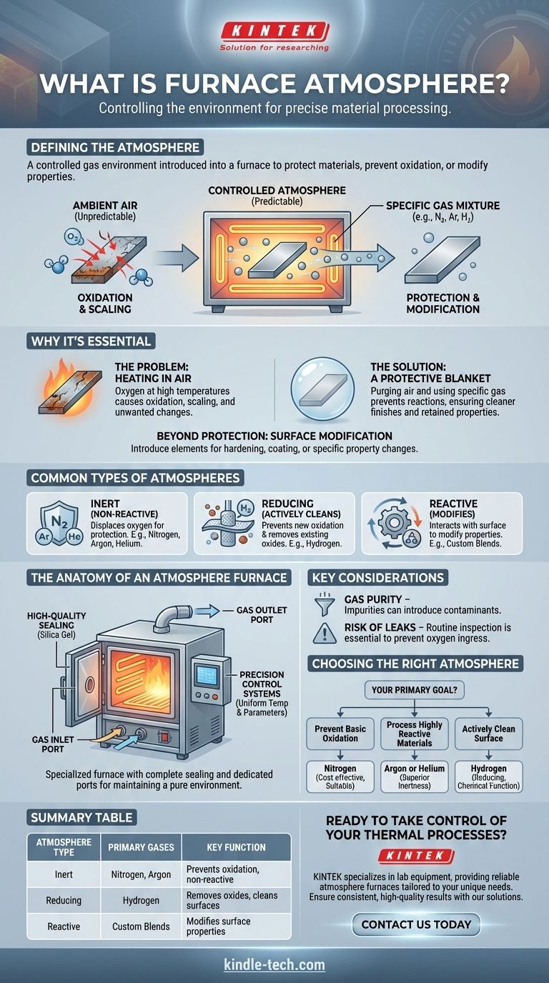 Cos'è l'atmosfera del forno? Una guida al riscaldamento controllato per risultati superiori Guida Visiva