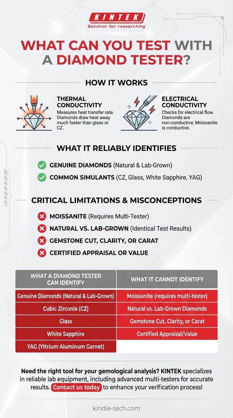 What can you test with a diamond tester? Accurately Identify Genuine Diamonds from Fakes Visual Guide