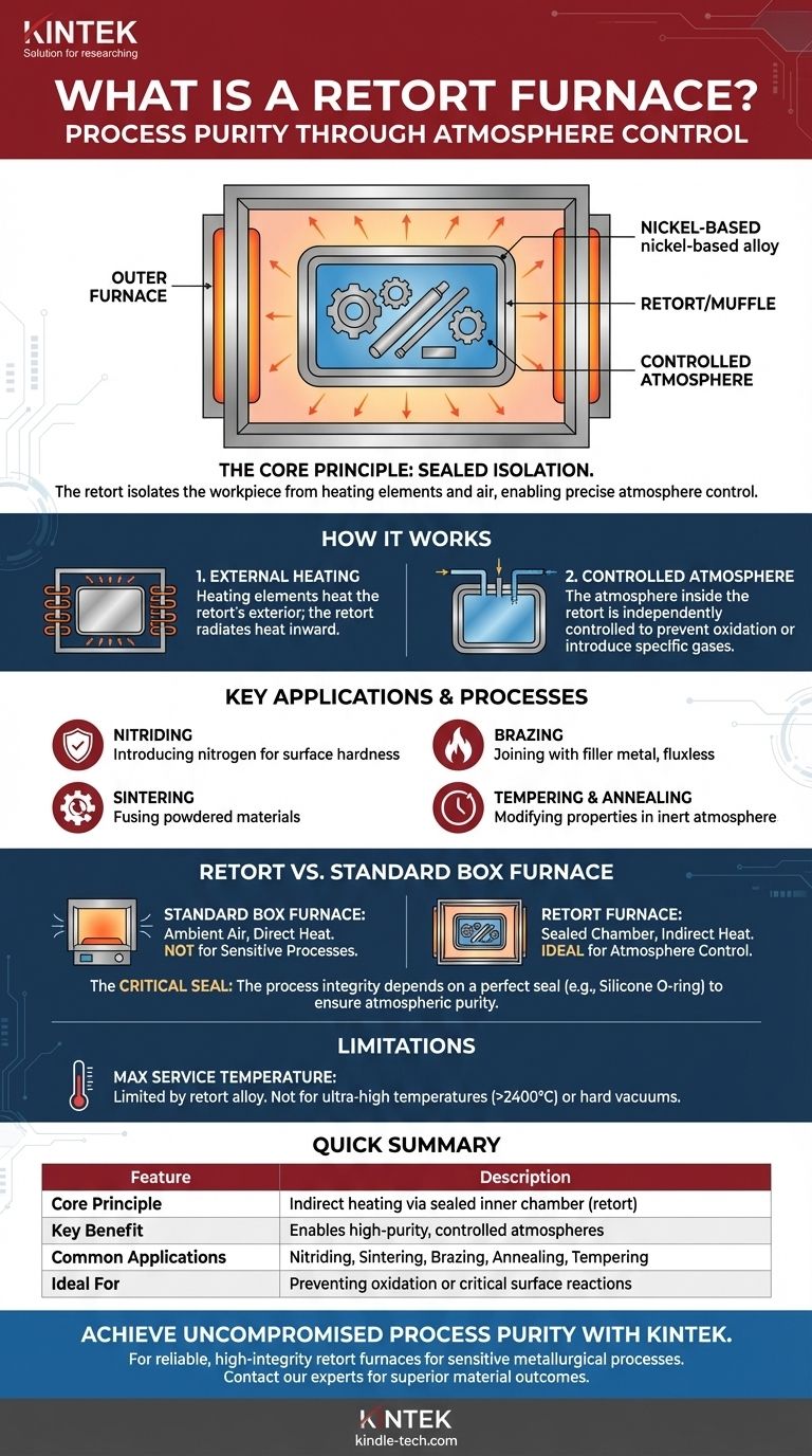 What is a retort furnace? A Guide to Controlled Atmosphere Heat Treatment Visual Guide