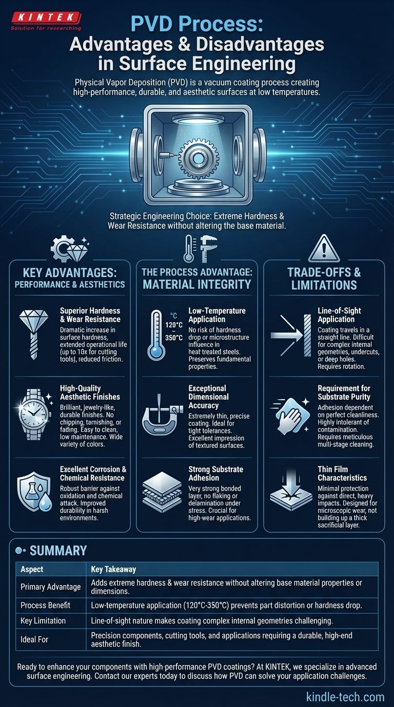 ما هي مزايا وعيوب عملية PVD؟ دليل لهندسة الأسطح المتفوقة دليل مرئي