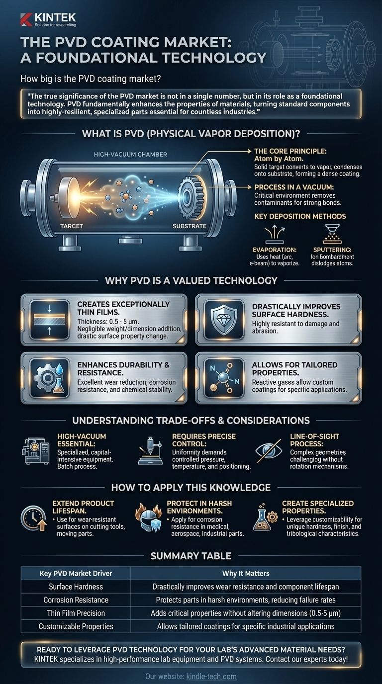 Qual é o tamanho do mercado de revestimento PVD? O valor estratégico que impulsiona a indústria global Guia Visual