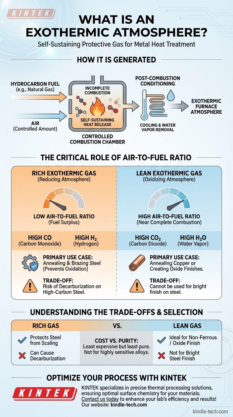 발열 분위기란 무엇인가요? 비용 효율적이고 자급자족하는 열처리 가스에 대한 안내서 시각적 가이드