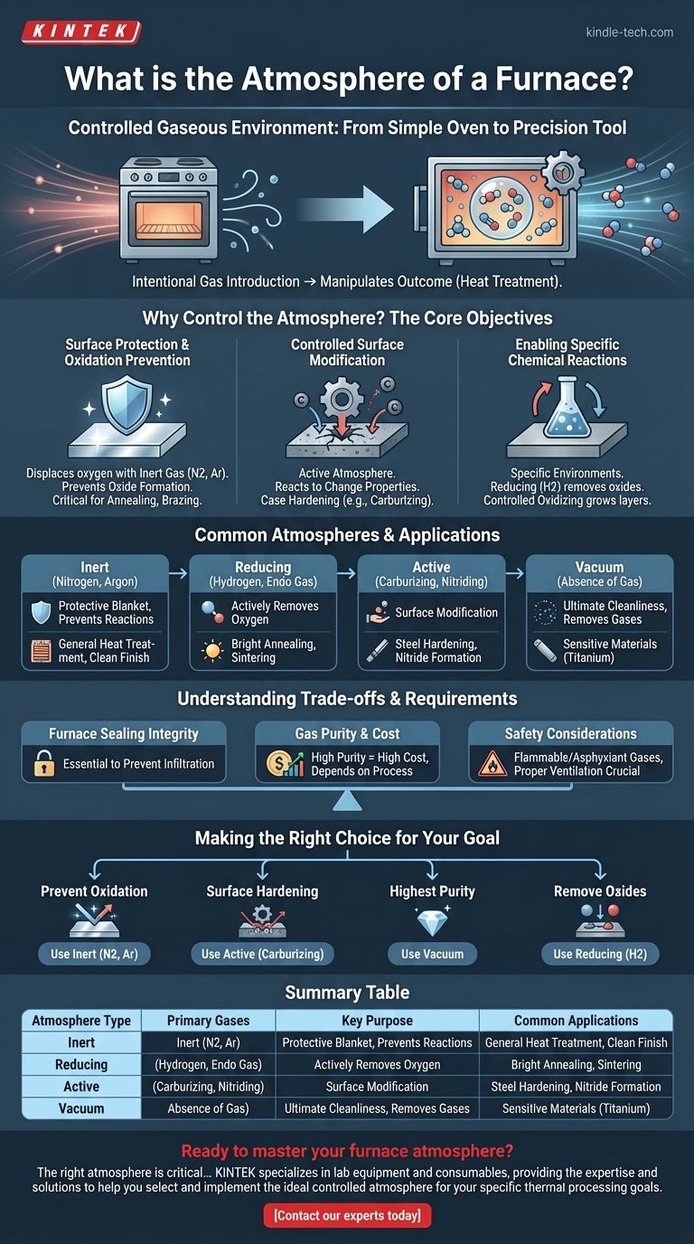 Qual è l'atmosfera di un forno? Una guida per controllare il tuo processo termico Guida Visiva