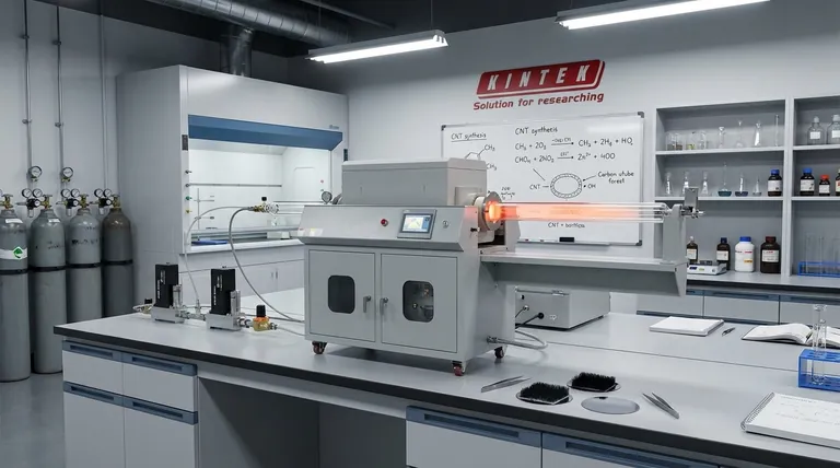 Какой метод производства УНТ приводит к получению высококачественных нанотрубок в крупном масштабе? Химическое осаждение из газовой фазы (CVD)