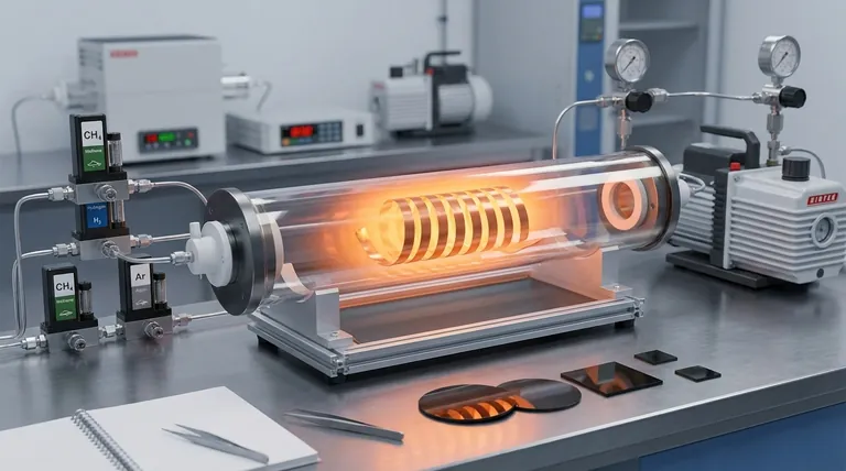 Qual é o precursor típico usado na síntese de grafeno por CVD? O papel do metano no crescimento de alta qualidade