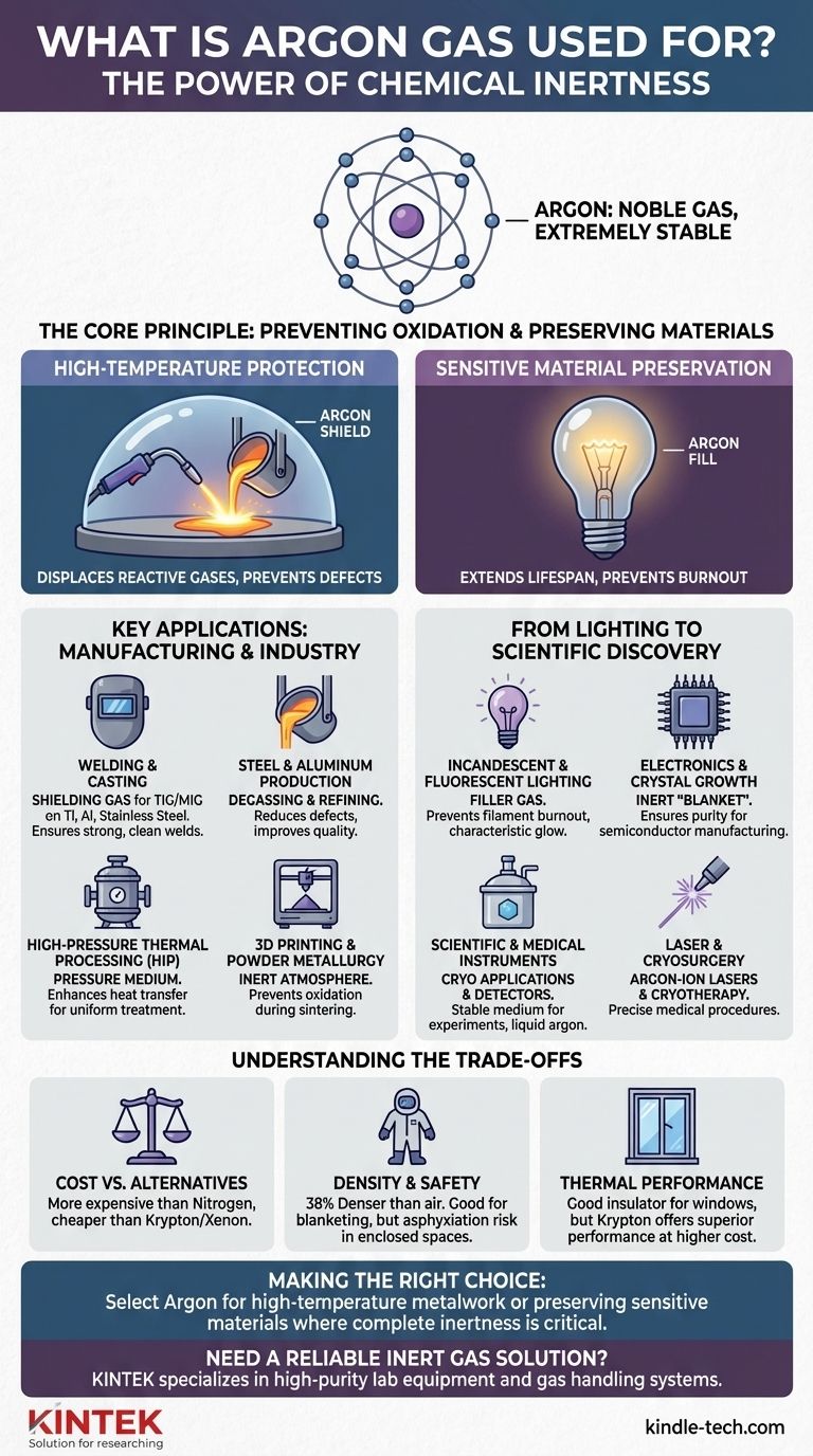 ما هو استخدام غاز الأرجون؟ أطلق العنان لقوة الخمول في اللحام والإضاءة والمزيد دليل مرئي
