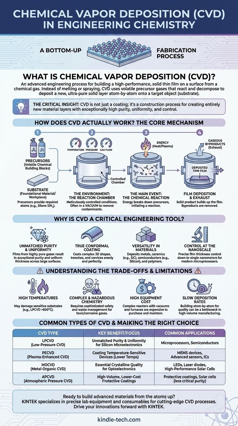 What is chemical Vapour deposition in engineering chemistry? A Guide to High-Performance Thin Films Visual Guide