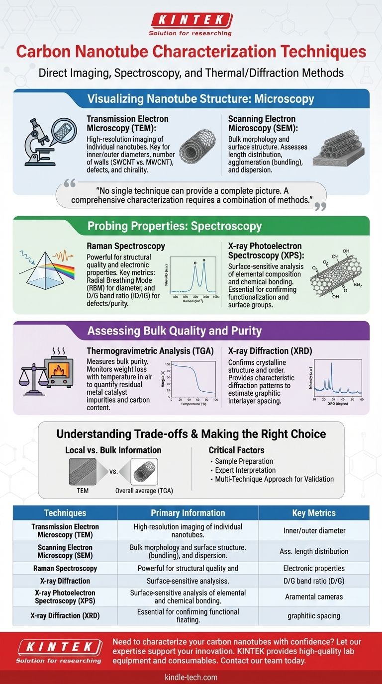 What are the characterization techniques of carbon nanotubes? A Guide to Analyzing Quality, Structure & Purity Visual Guide