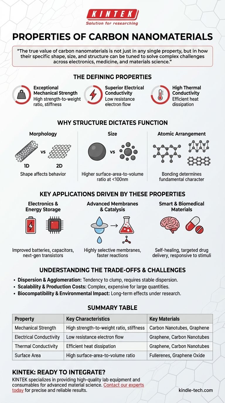 ما هي خصائص المواد النانوية الكربونية؟ أطلق العنان لأداء الجيل التالي في الإلكترونيات والمواد دليل مرئي