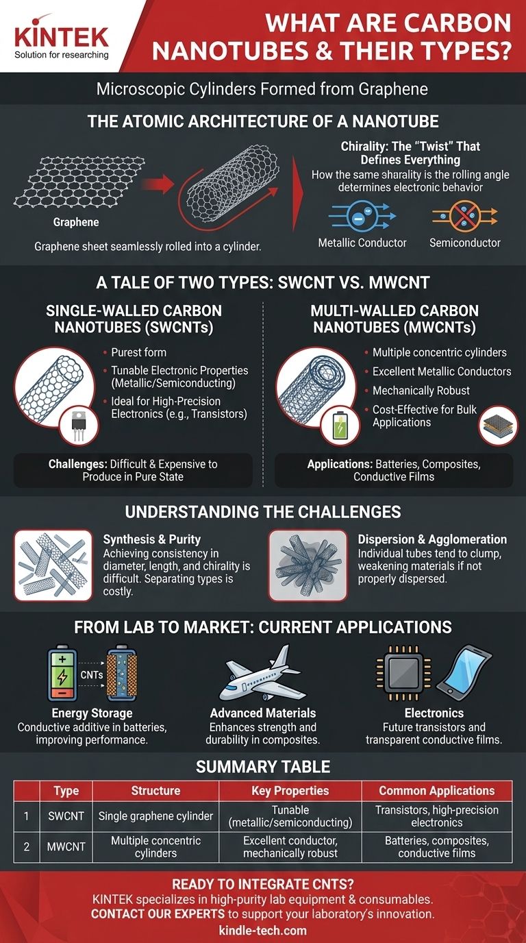 什么是碳纳米管？解释其类型。解锁单壁碳纳米管（SWCNT）和多壁碳纳米管（MWCNT）的强大功能 图解指南