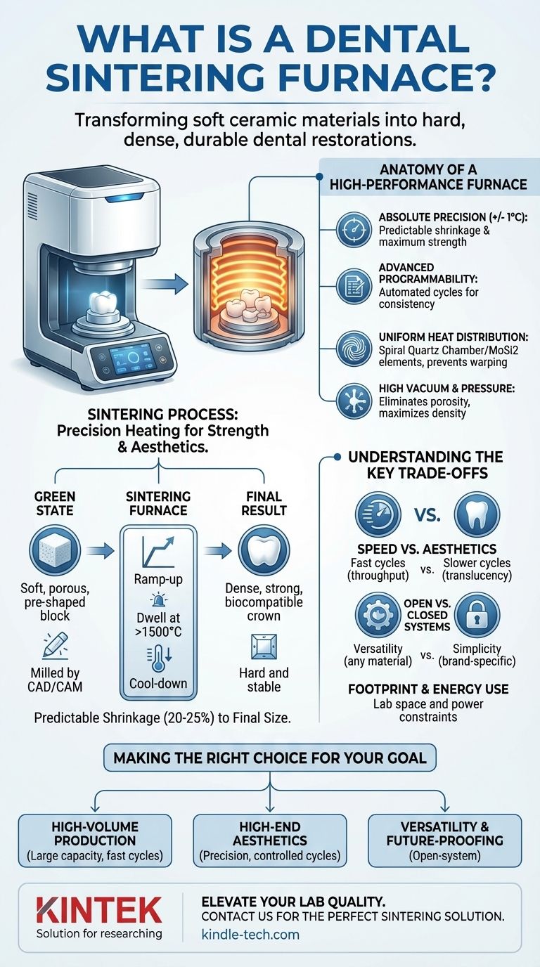 什么是牙科烧结炉？耐用、高强度陶瓷修复体的关键 图解指南