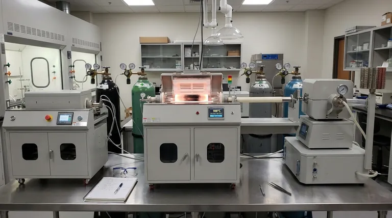 Qual é a síntese e o mecanismo envolvidos na preparação de nanotubos de carbono usando o processo CVD? Crescimento Controlado Mestre para Sua Aplicação