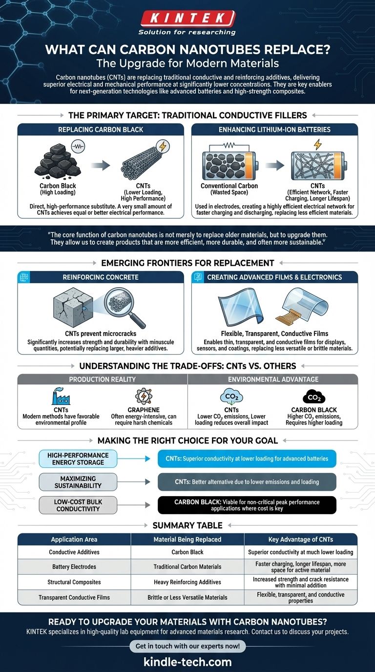What can carbon nanotubes replace? Upgrade Your Materials with Superior Performance Visual Guide