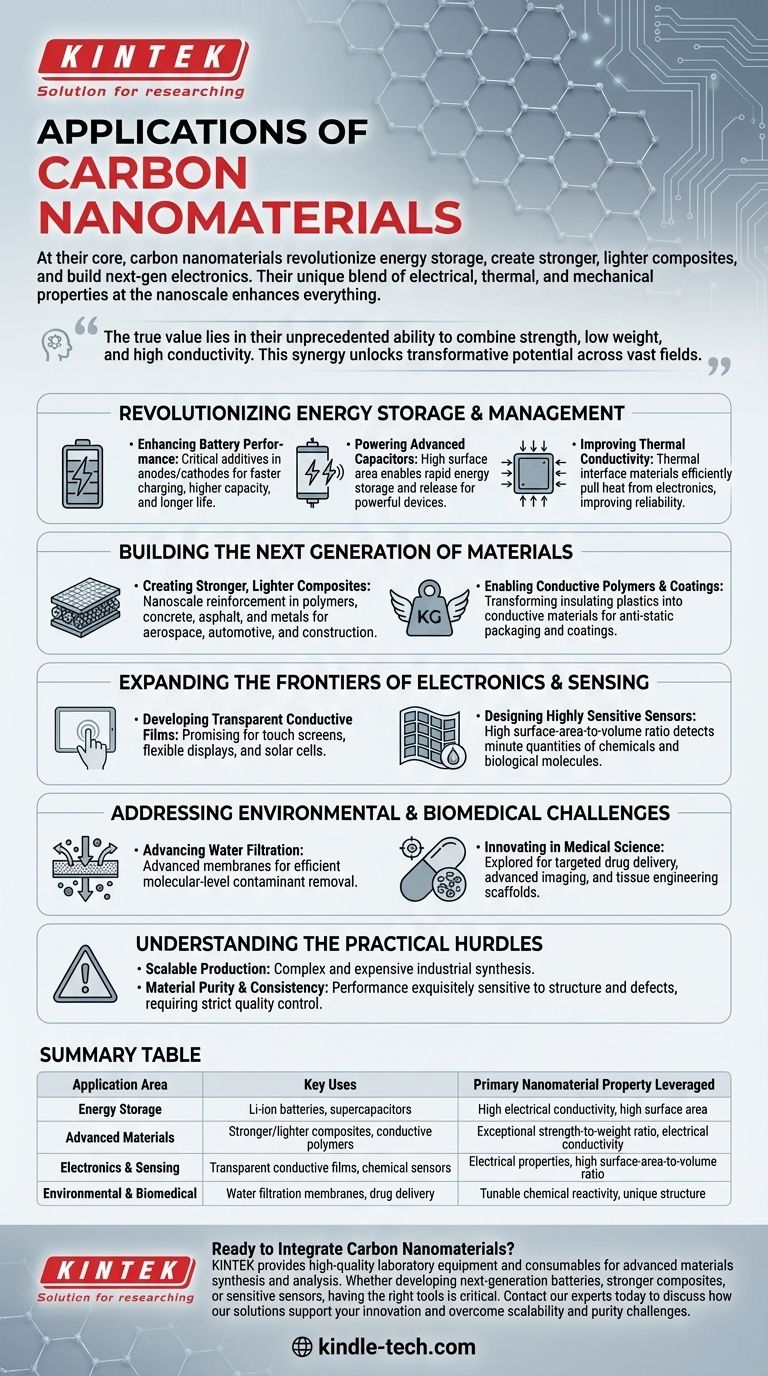 What are the applications of carbon nanomaterials? Unlock Revolutionary Performance in Energy, Materials & Electronics Visual Guide