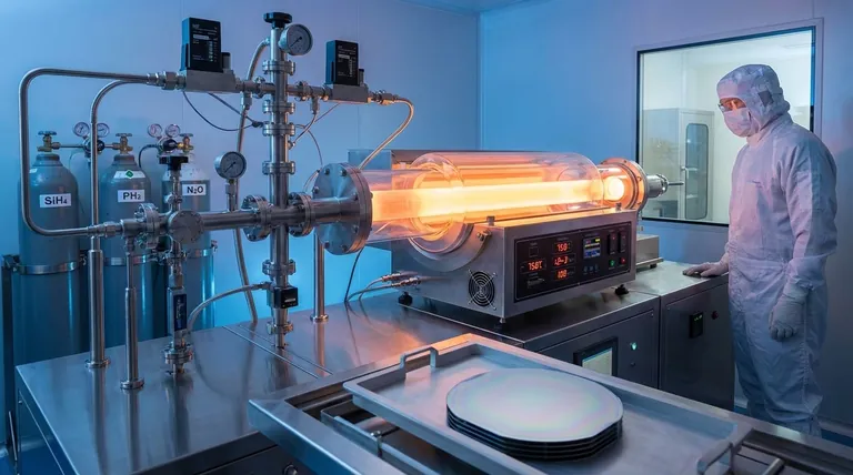 Qual é o processo de deposição química a vapor de baixa pressão? Obtenha Uniformidade e Pureza Superiores de Filmes Finos