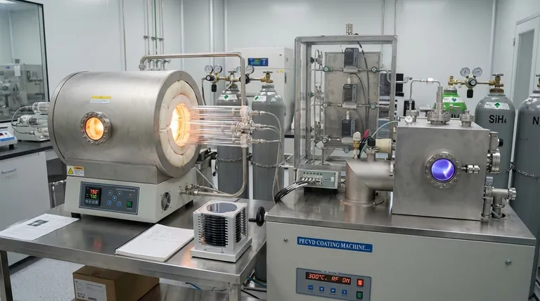 В чем разница между нитридом LPCVD и PECVD? Выбор правильного метода осаждения для вашего применения