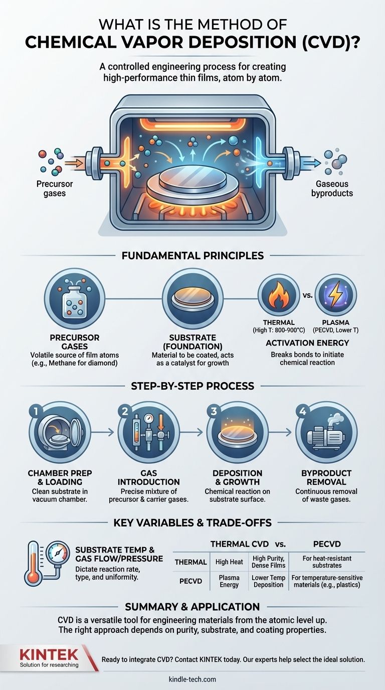 CVD的方法是什么？薄膜沉积的分步指南 图解指南