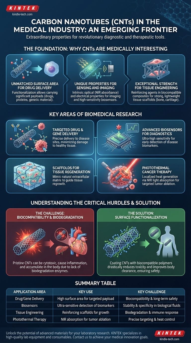 How can carbon nanotubes be used in the medical industry? Exploring Targeted Drug Delivery and Advanced Diagnostics Visual Guide