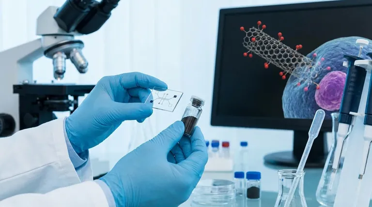 Welche Anwendungen haben Kohlenstoffnanoröhren in der Biotechnologie? Gezielte Medikamentenabgabe & fortschrittliche Biosensorik freischalten