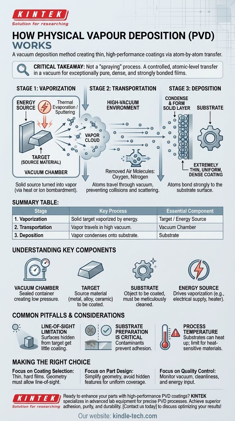 How does physical vapour deposition work? A Guide to Atomic-Level Coating Technology Visual Guide