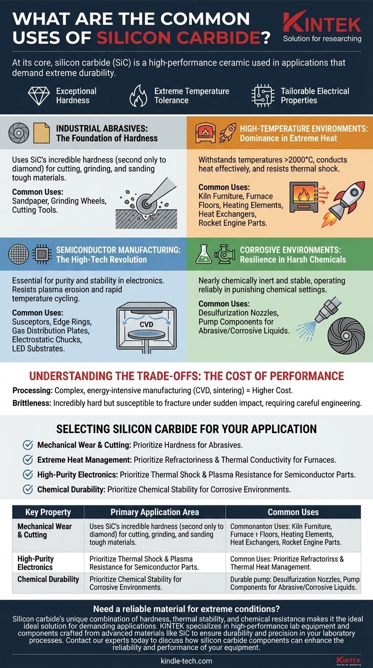 Каковы распространенные области применения карбида кремния? Раскройте экстремальную производительность в суровых условиях Визуальное руководство