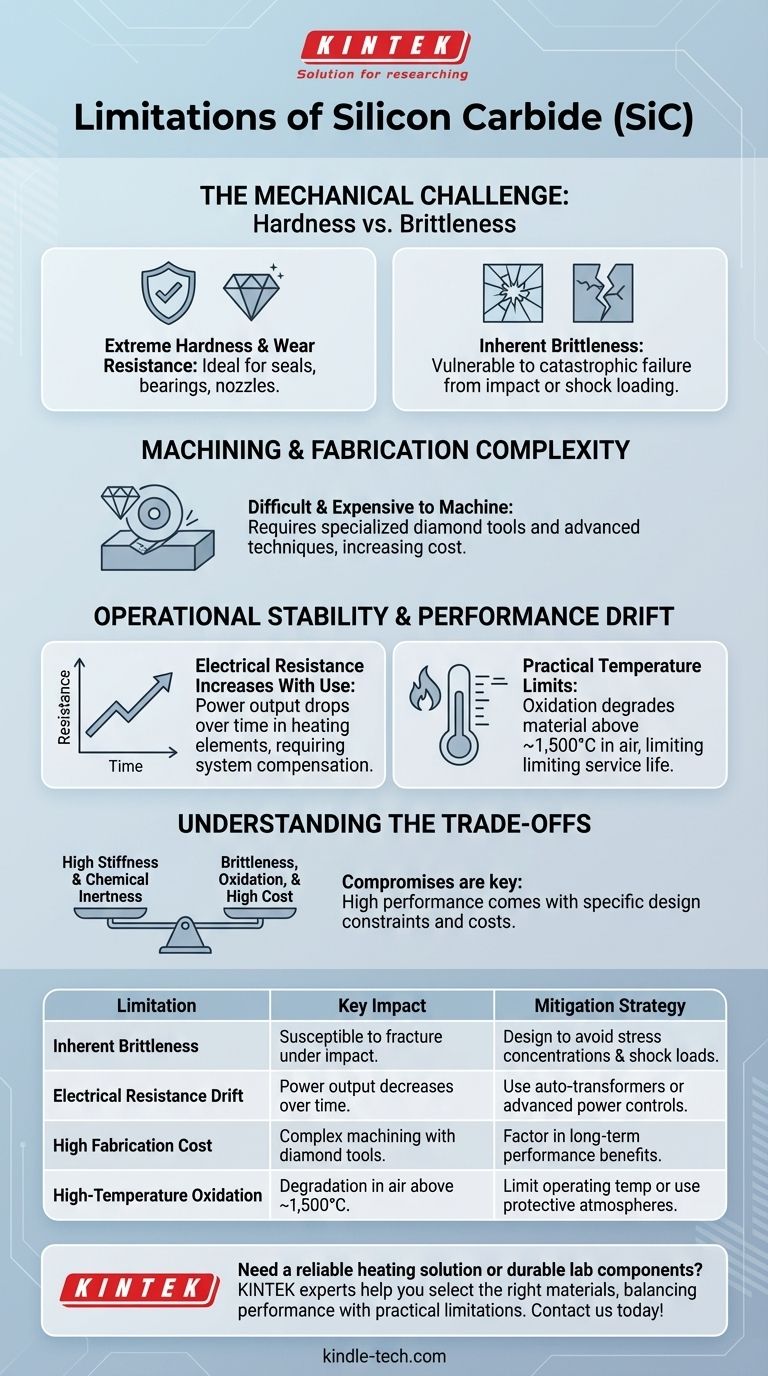 ¿Cuáles son las limitaciones del carburo de silicio? Manejo de la fragilidad y la deriva del rendimiento Guía Visual