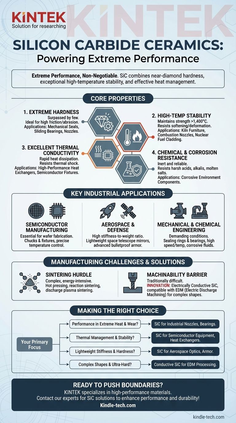 碳化硅陶瓷在不同行业中有哪些用途？掌握航空航天、半导体等领域的极致性能 图解指南
