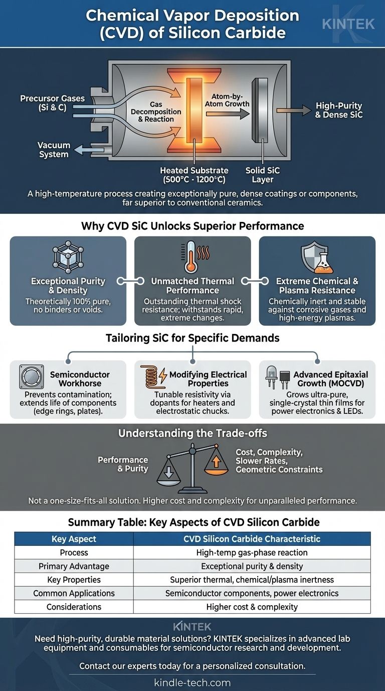 What is the chemical vapor deposition of silicon carbide? A Guide to High-Performance SiC Manufacturing Visual Guide
