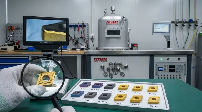 Quais são os principais métodos de revestimento em pastilhas de metal duro? Escolha o Processo Certo para Suas Necessidades de Usinagem